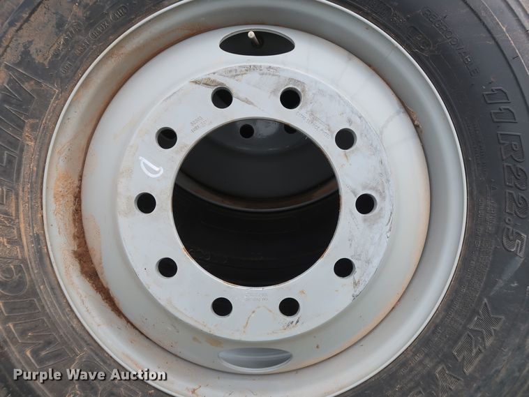 image for item DH0875 (4) Michelin XZY3 11R22.5 tires and wheels