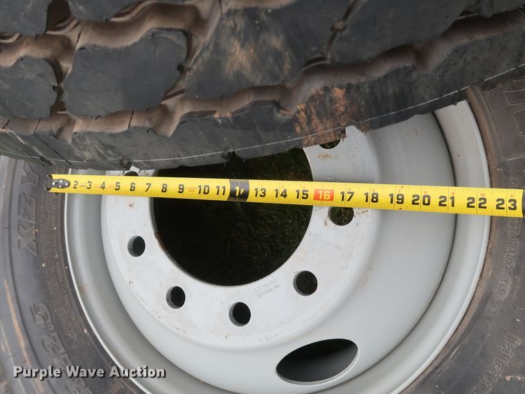 image for item DH0875 (4) Michelin XZY3 11R22.5 tires and wheels