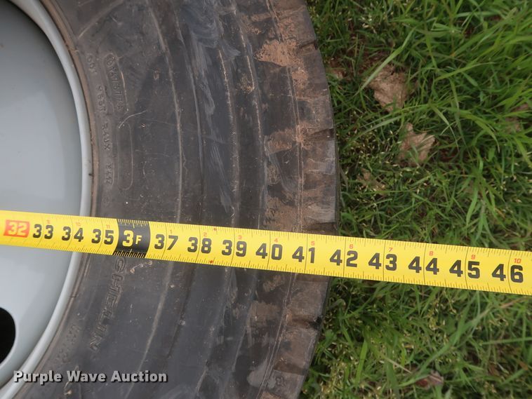 image for item DH0875 (4) Michelin XZY3 11R22.5 tires and wheels