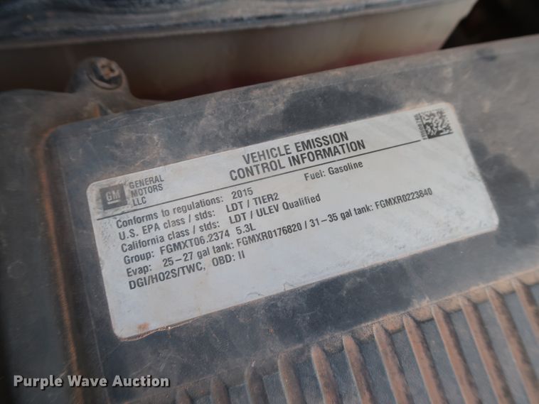 image for item DH0883 2015 Chevrolet Suburban 1500 LTZ  SUV