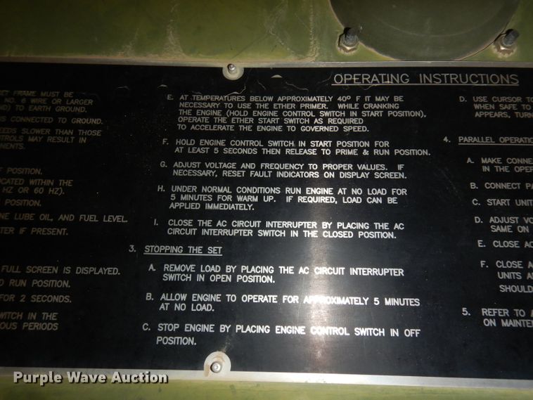 image for item DH2474 2010 generator