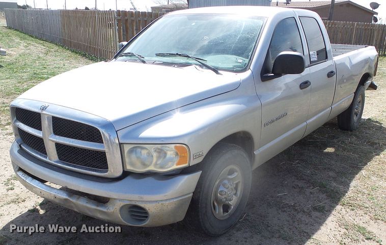 image for item DH4896 2003 Dodge Ram 2500  Quad Cab pickup truck