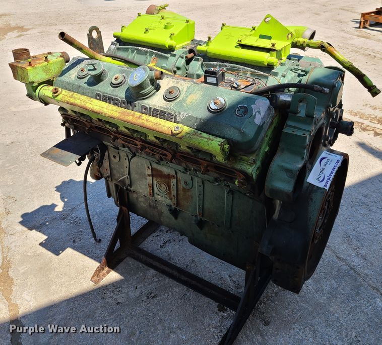 image for item DH5833 Detroit Diesel 12V71 12 cylinder diesel engine