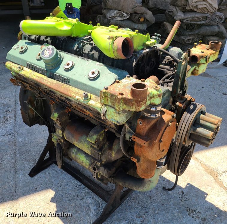 image for item DH5833 Detroit Diesel 12V71 12 cylinder diesel engine