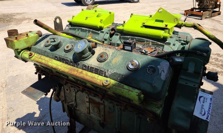 image for item DH5833 Detroit Diesel 12V71 12 cylinder diesel engine