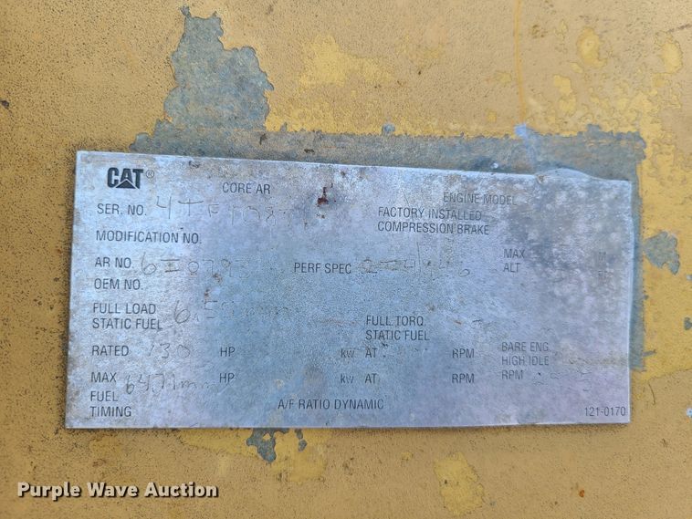 image for item DH5839 Caterpillar 3116 six cylinder diesel engine