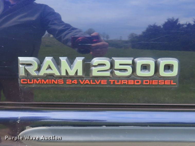 image for item DI2128 1999 Dodge Ram 2500 Laramie SLT  Quad Cab pickup truck