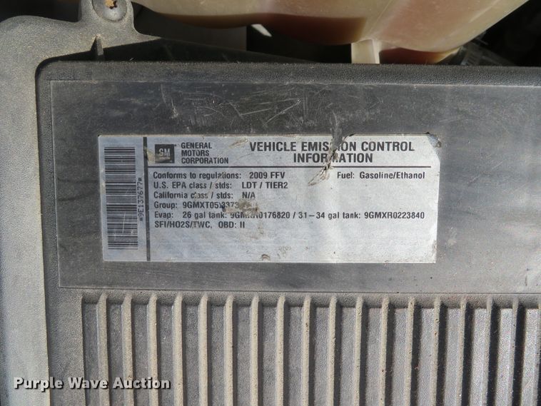 image for item DI2151 2009 Chevrolet Silverado 1500  Ext. Cab kennel bed pickup truck