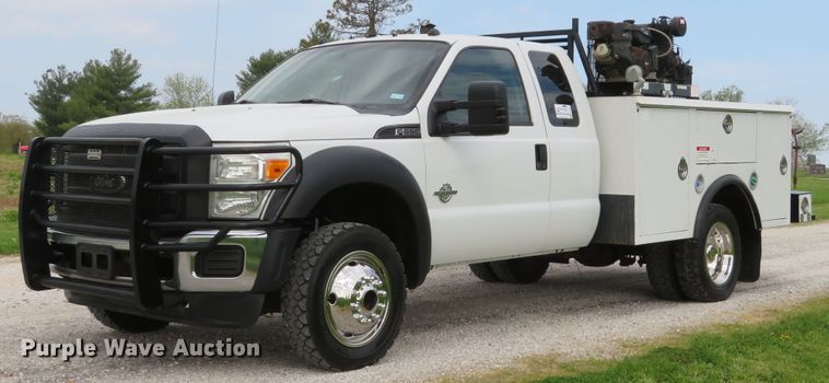 image for item DI2152 2012 Ford F550 Super Duty XL SuperCab utility bed truck
