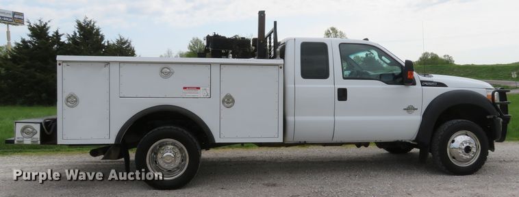 image for item DI2152 2012 Ford F550 Super Duty XL SuperCab utility bed truck