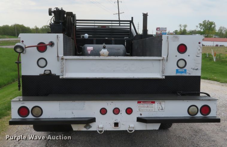 image for item DI2152 2012 Ford F550 Super Duty XL SuperCab utility bed truck