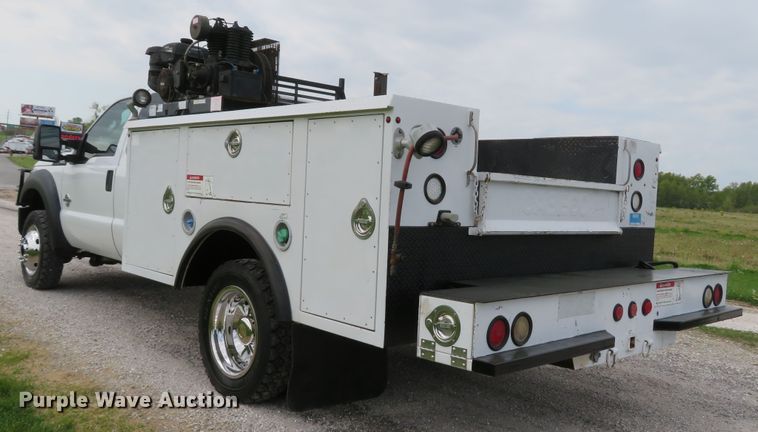 image for item DI2152 2012 Ford F550 Super Duty XL SuperCab utility bed truck