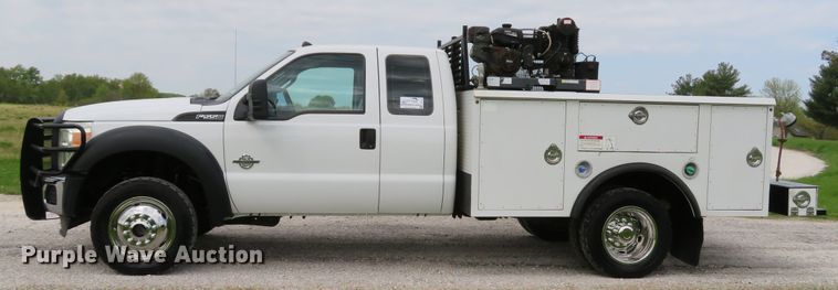 image for item DI2152 2012 Ford F550 Super Duty XL SuperCab utility bed truck