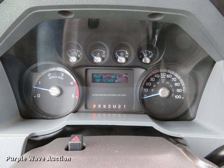 image for item DI2152 2012 Ford F550 Super Duty XL SuperCab utility bed truck