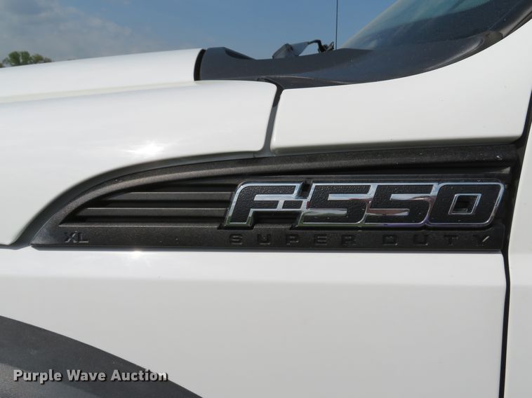 image for item DI2152 2012 Ford F550 Super Duty XL SuperCab utility bed truck