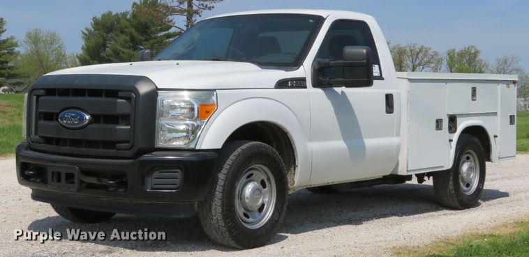 image for item DI2153 2012 Ford F250 Super Duty XL  utility bed pickup truck