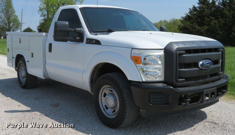 image for item DI2153 2012 Ford F250 Super Duty XL  utility bed pickup truck