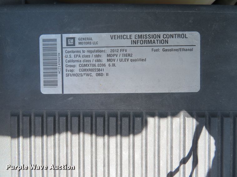 image for item DI2167 2012 Chevrolet Silverado 2500HD  Ext. Cab pickup truck