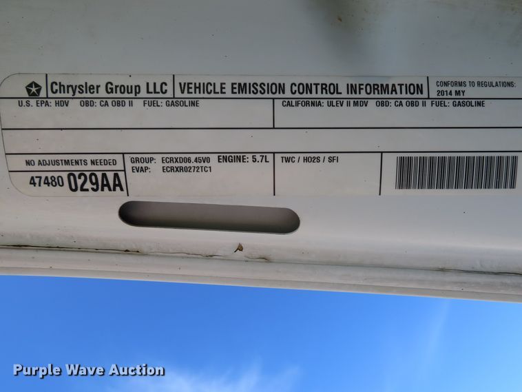 image for item DI2184 2014 Dodge Ram 2500HD  pickup truck