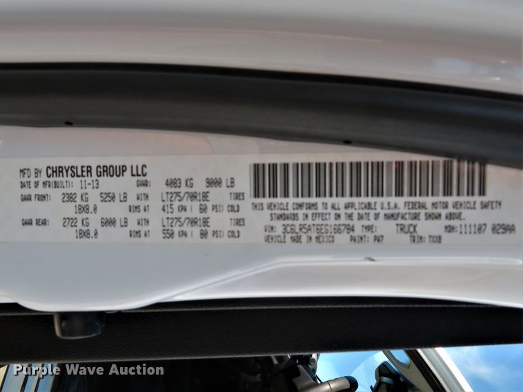 image for item DI2184 2014 Dodge Ram 2500HD  pickup truck