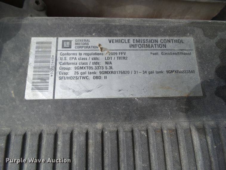 image for item EM9984 2009 Chevrolet Silverado 1500 LT  Ext. Cab pickup truck