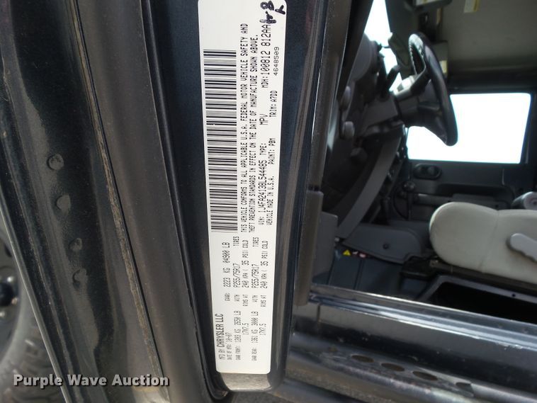 image for item EM9985 2008 Jeep Wrangler X  SUV