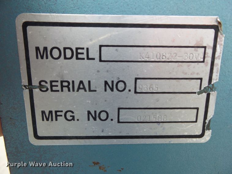 image for item EM9989 Caire K410822-30V4 air compressor