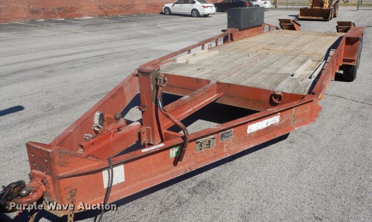 image for item GB9959 1996 Belshe equipment trailer