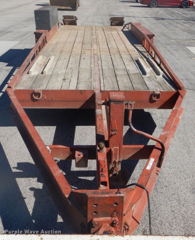 image for item GB9959 1996 Belshe equipment trailer