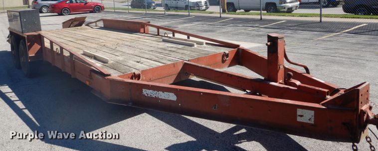 image for item GB9959 1996 Belshe equipment trailer