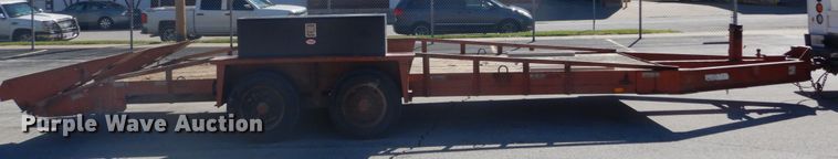 image for item GB9959 1996 Belshe equipment trailer
