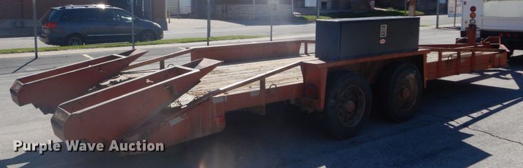 image for item GB9959 1996 Belshe equipment trailer