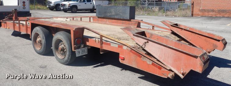 image for item GB9959 1996 Belshe equipment trailer