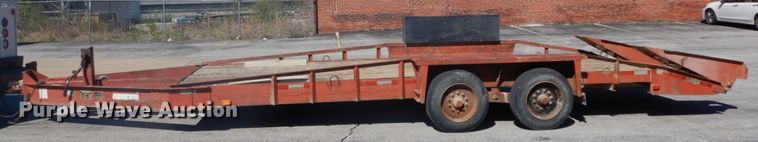 image for item GB9959 1996 Belshe equipment trailer