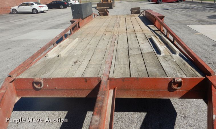 image for item GB9959 1996 Belshe equipment trailer