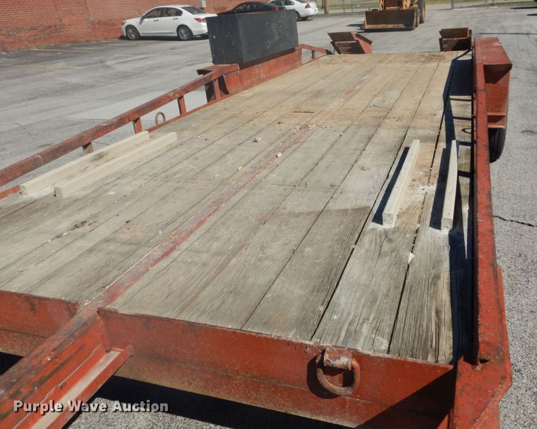 image for item GB9959 1996 Belshe equipment trailer