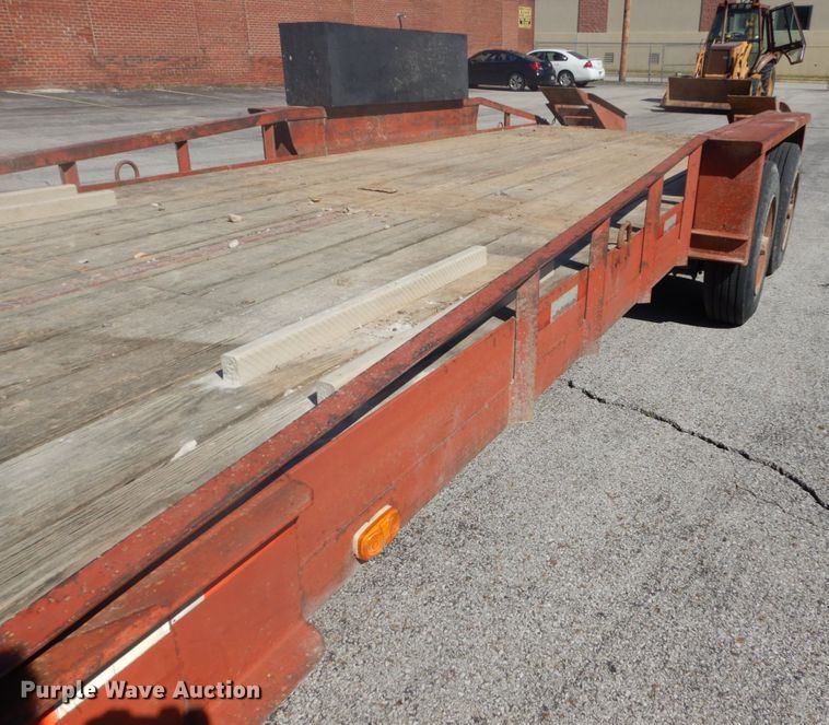 image for item GB9959 1996 Belshe equipment trailer