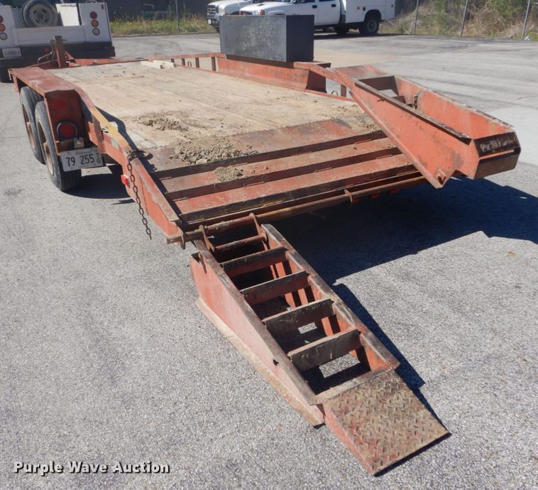 image for item GB9959 1996 Belshe equipment trailer