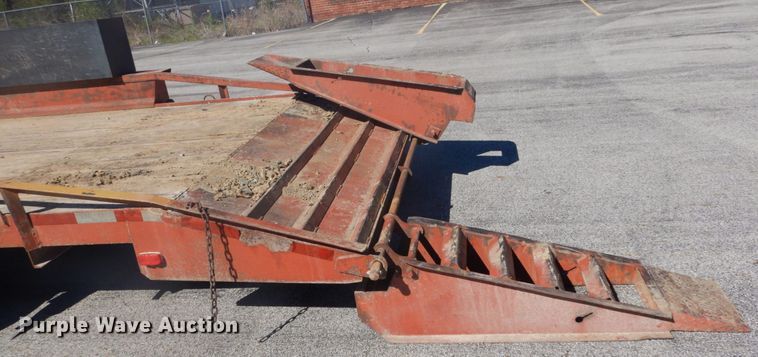 image for item GB9959 1996 Belshe equipment trailer