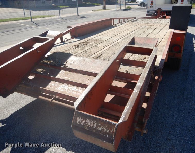 image for item GB9959 1996 Belshe equipment trailer