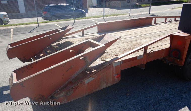 image for item GB9959 1996 Belshe equipment trailer