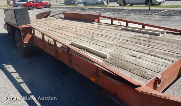 image for item GB9959 1996 Belshe equipment trailer