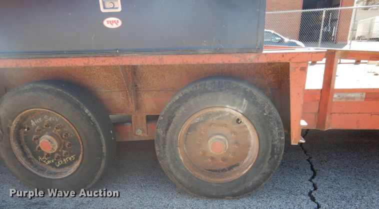 image for item GB9959 1996 Belshe equipment trailer