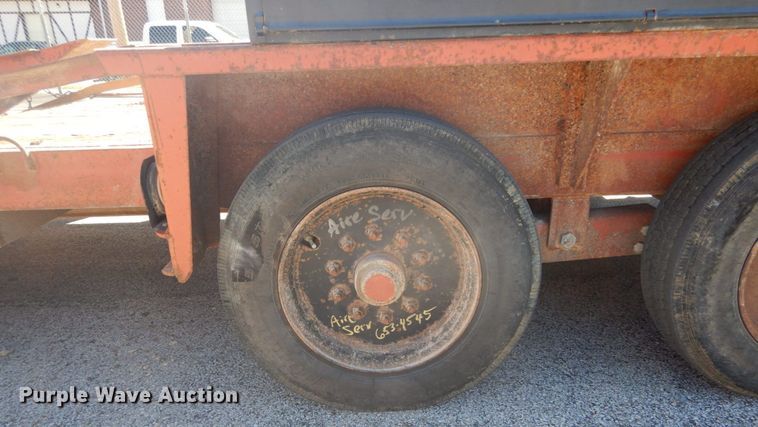 image for item GB9959 1996 Belshe equipment trailer