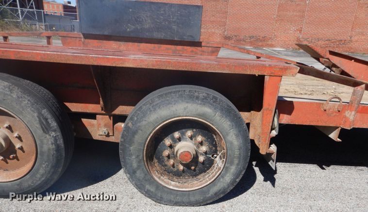 image for item GB9959 1996 Belshe equipment trailer