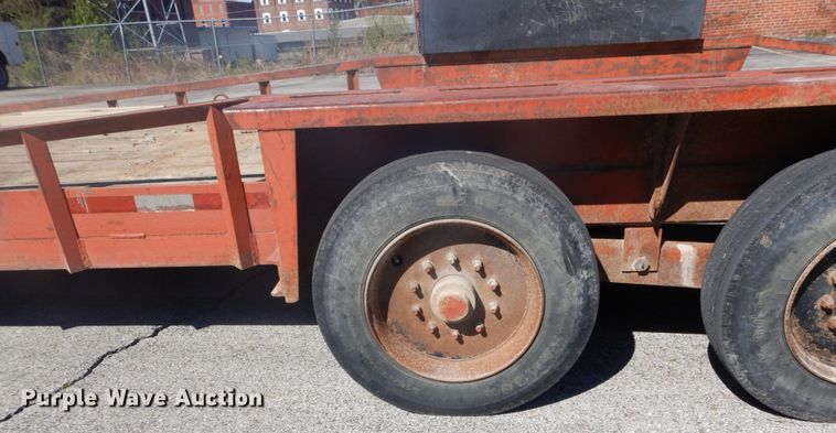 image for item GB9959 1996 Belshe equipment trailer