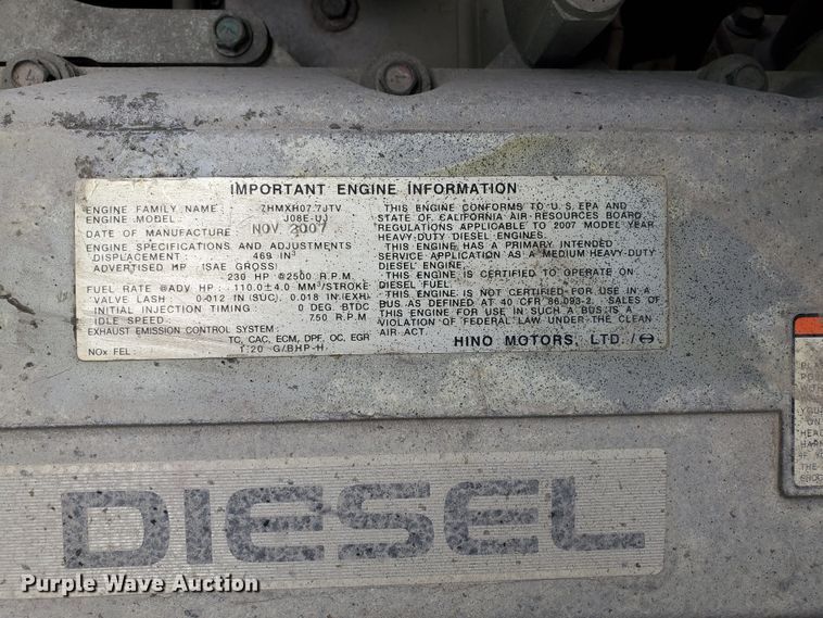 image for item GB9983 2008 Nissan UD2600 refrigerated box truck