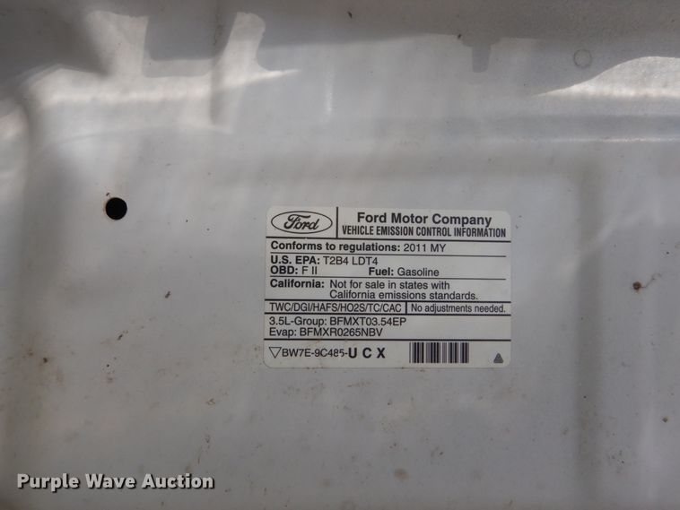 image for item GB9988 2011 Ford F150 XLT  SuperCab pickup truck