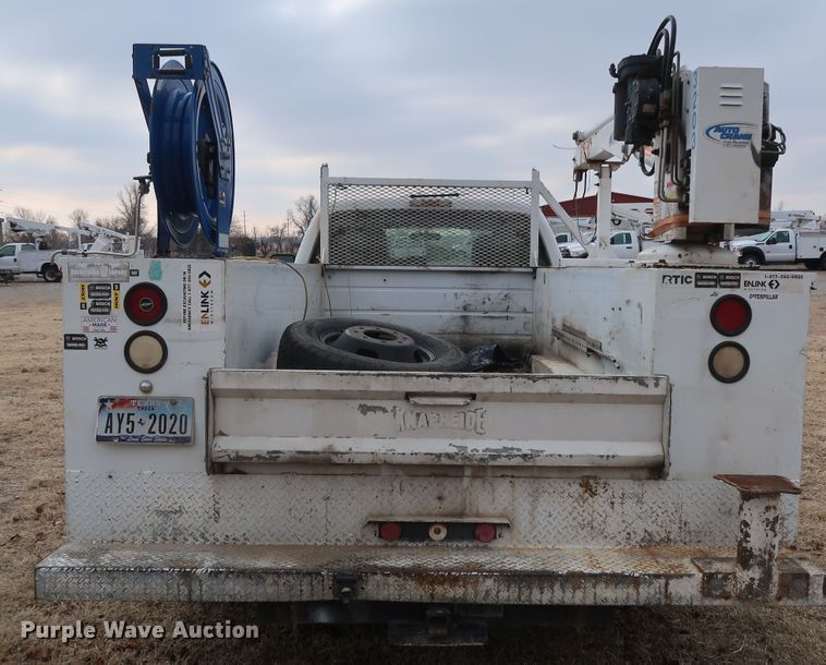 image for item GD9954 2011 Ford F350 Super Duty XL SuperCab utility bed pickup truck