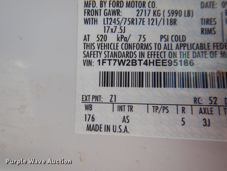 image for item GE9386 2017 Ford F250 Super Duty  Crew Cab pickup truck